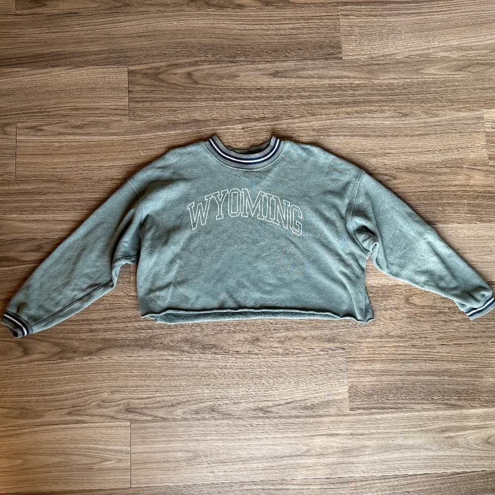 American Eagle Outfitters Cropped Crewneck